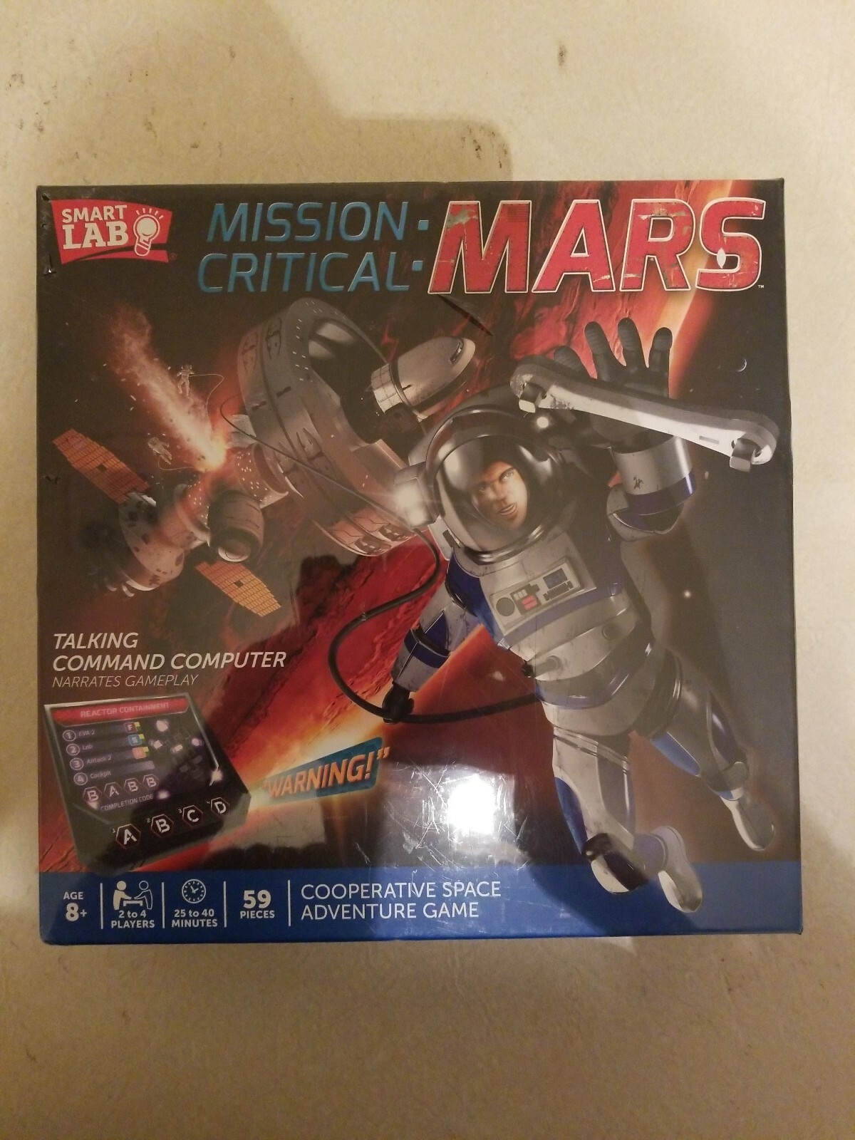 NEW SmartLab Toys Mission Critical: Mars Cooperative Space Adventure Board Game