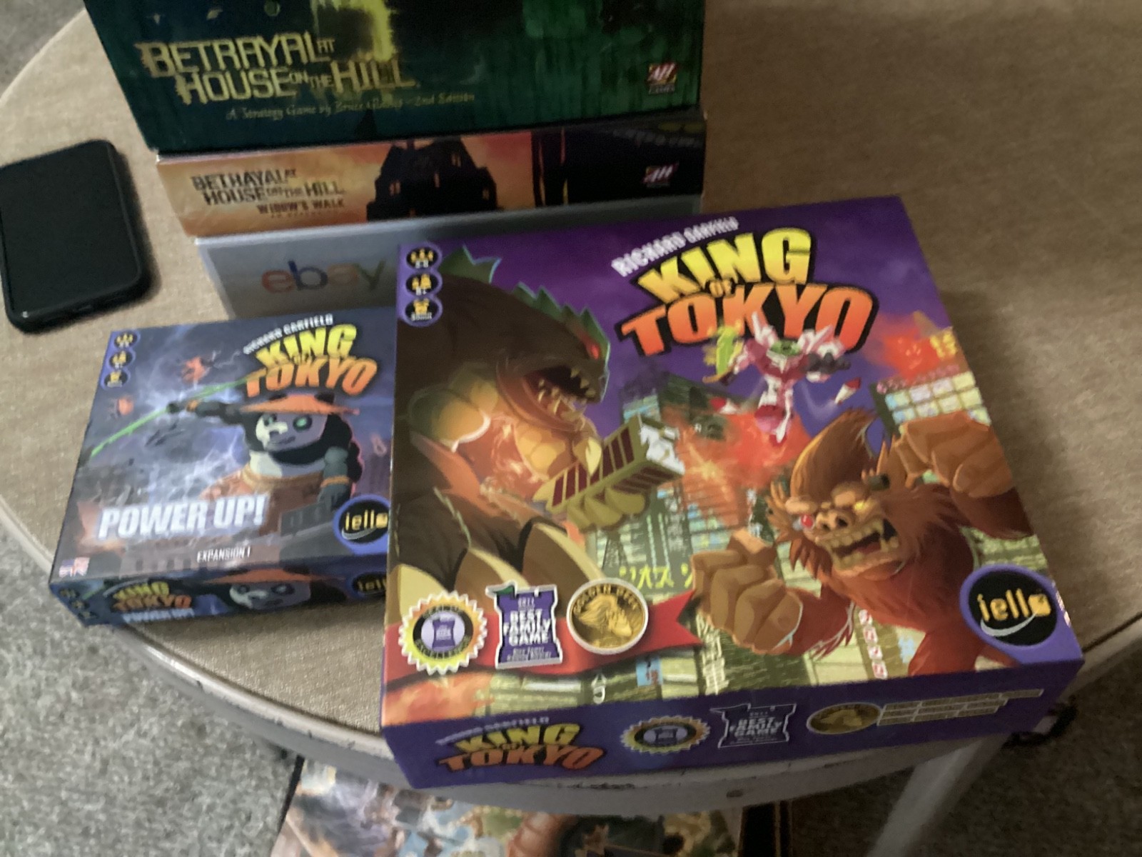 King of Tokyo Board Game by Richard Garfield 2015 iello Games + Power Up Exp 1