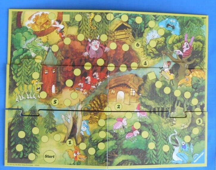 Ravensburger Haunted Wood “spooky” Dice/Board Game 1983 Complete!