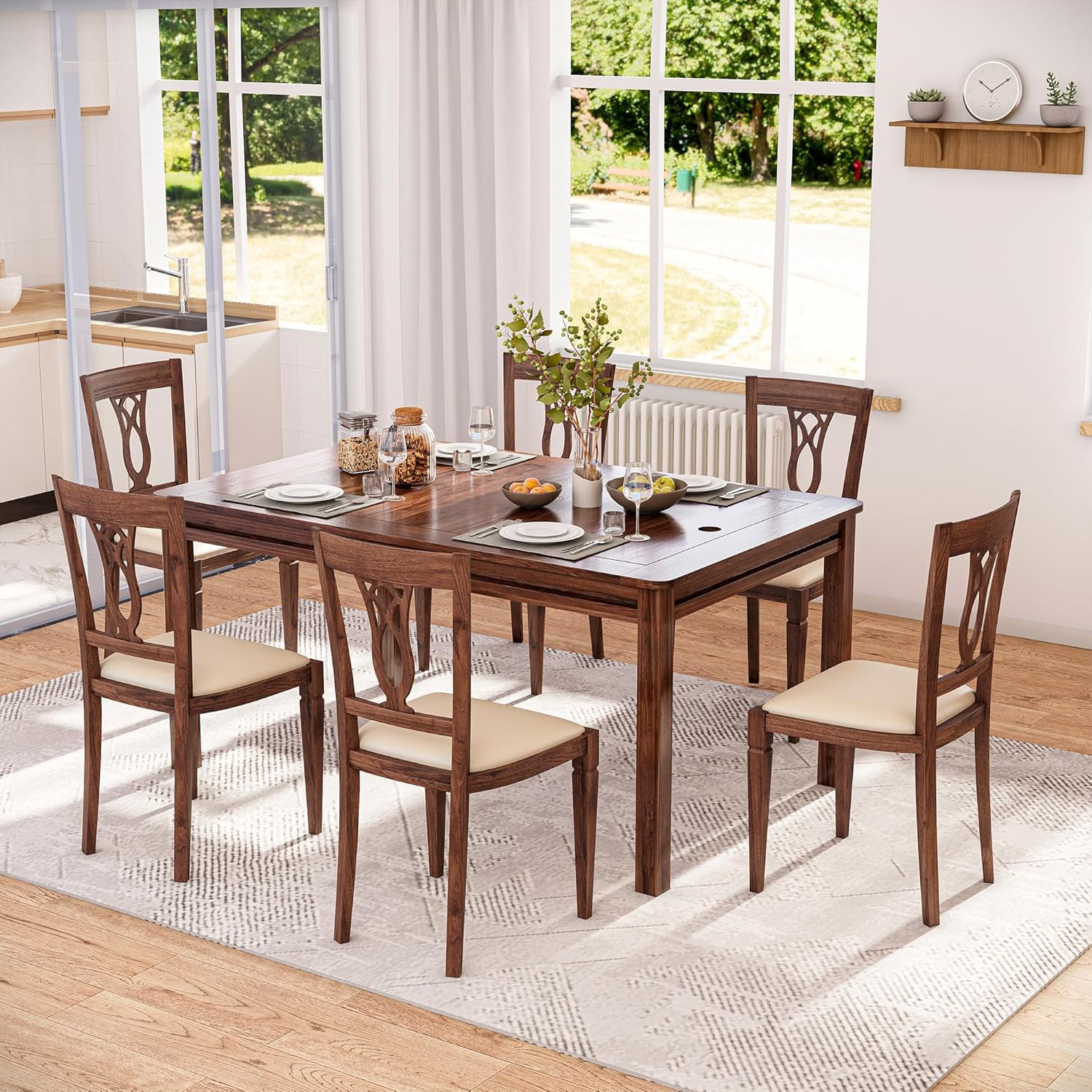 Board Game Table with Removable Table Top, 54” X 31” Play Area, Gaming and Dinin