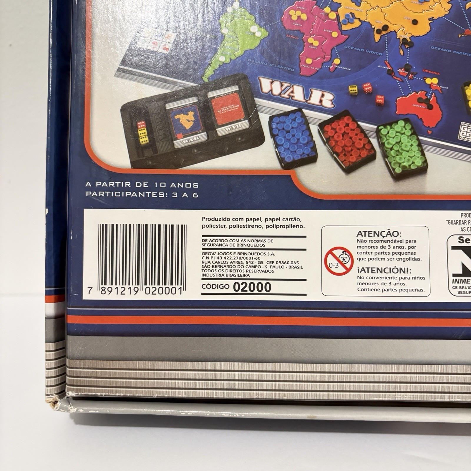 War Jogo Da Estrategia Board Game Brazil Portuguese Strategy Grow Complete