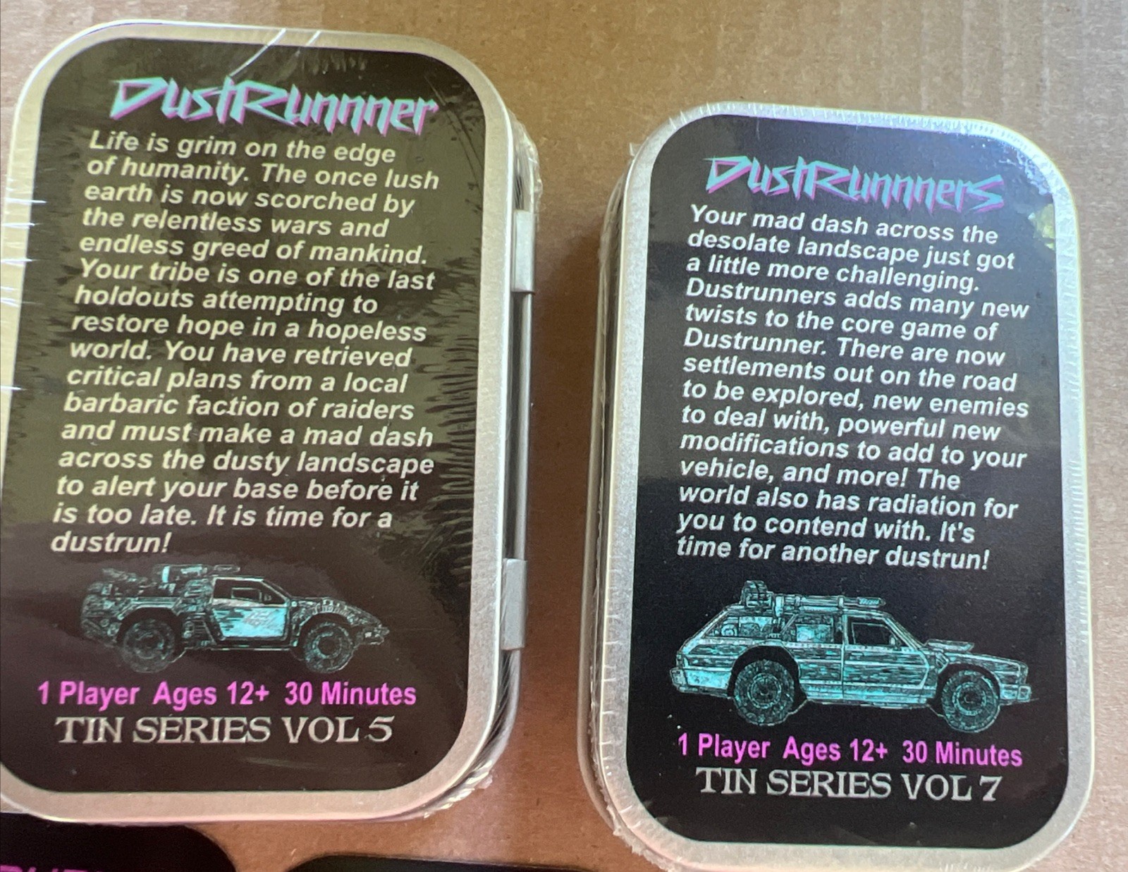 Dustrunner & Dustrunners Game Plus Cards From Gnome Pack #1 , Grey Gnome Games