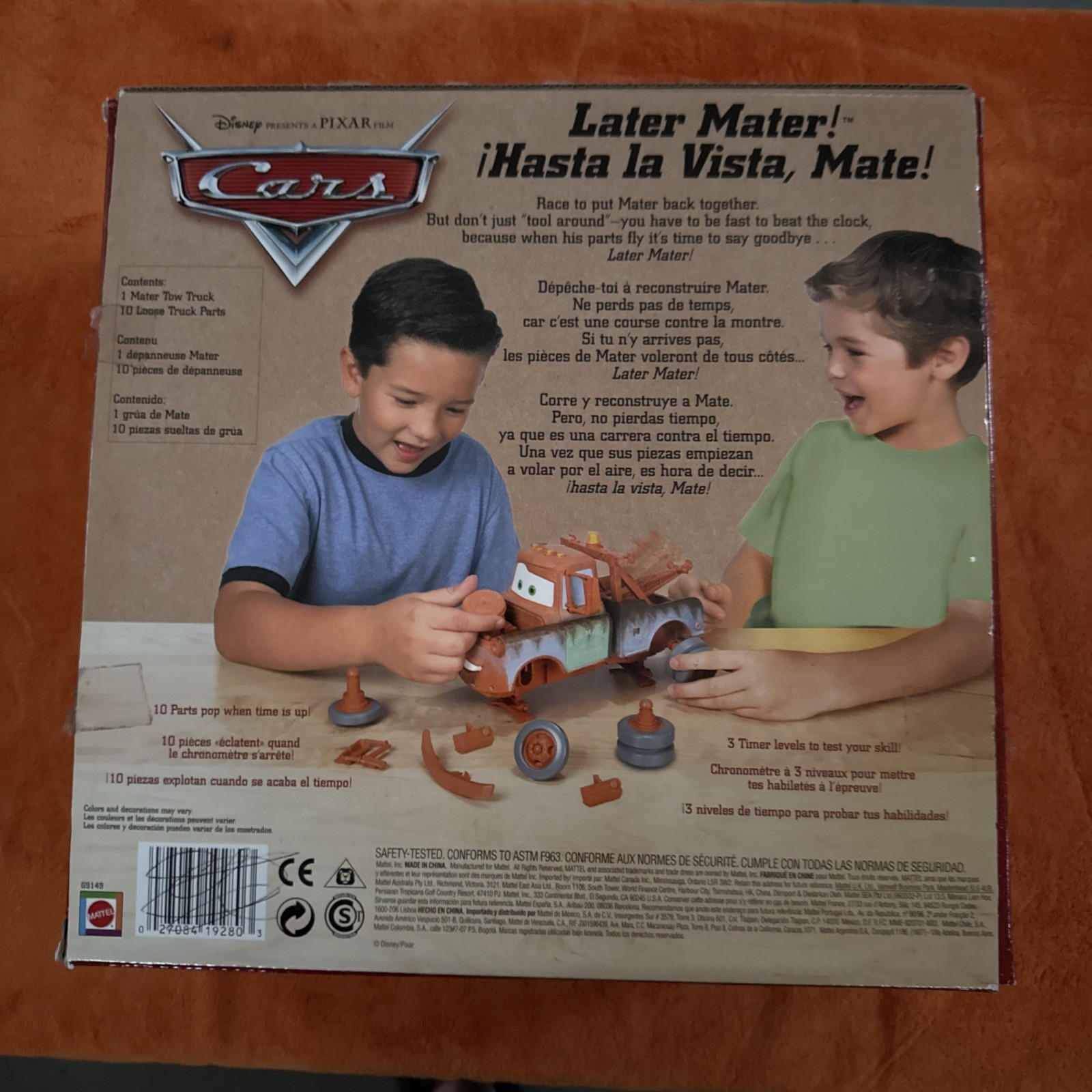Mattel Pixar Car’s Later Mater game