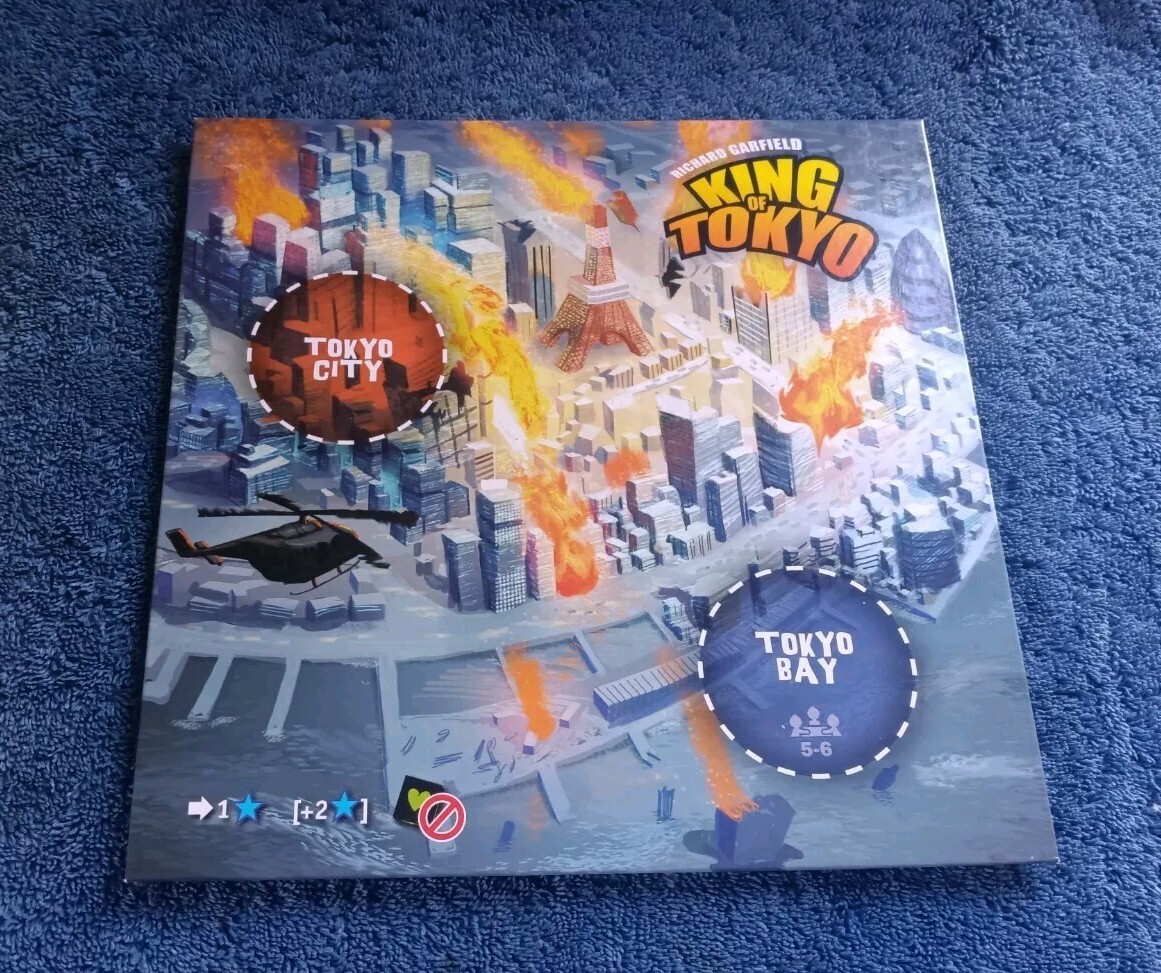 King of Tokyo Board Game IELLO Richard Garfield Complete NM Condition