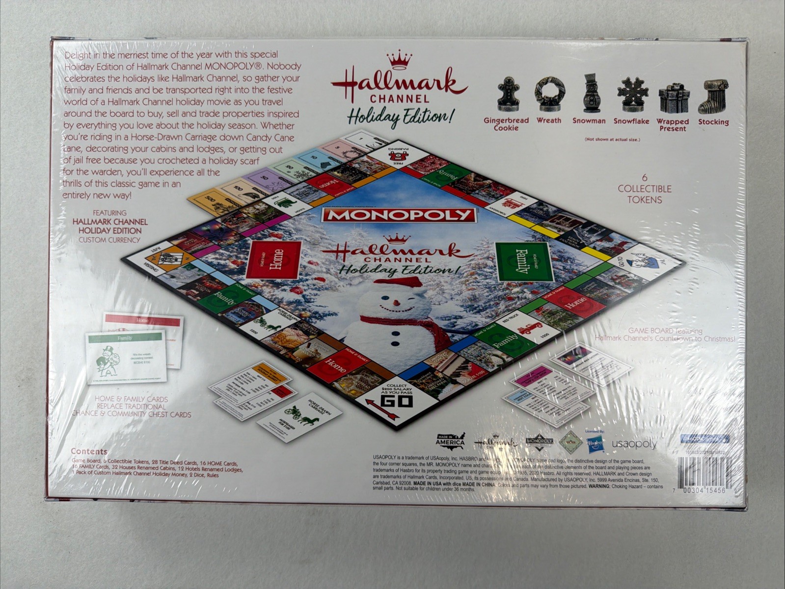 Monopoly Hallmark Channel Holiday Edition Board Game, New Sealed