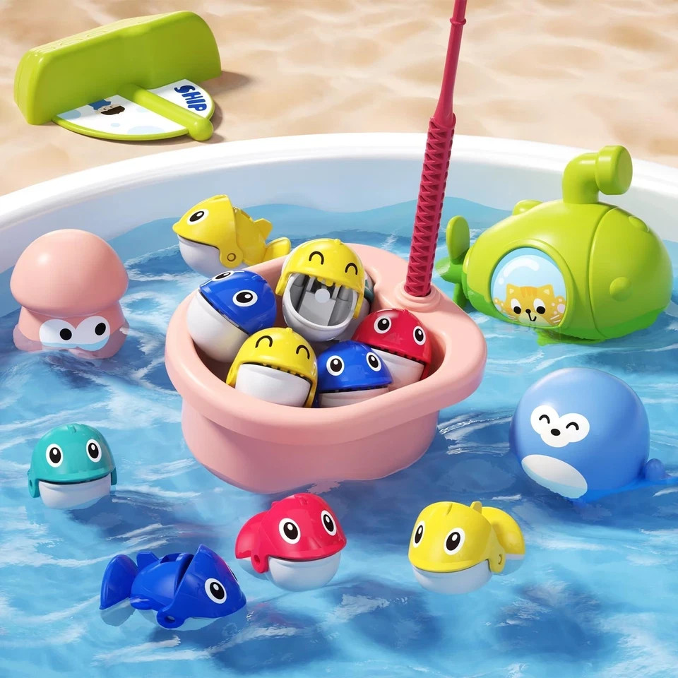 Magnetic Fishing Game for Kids Toddlers Ages 1-3 3-5 5-7, Fish Toy Board Game…