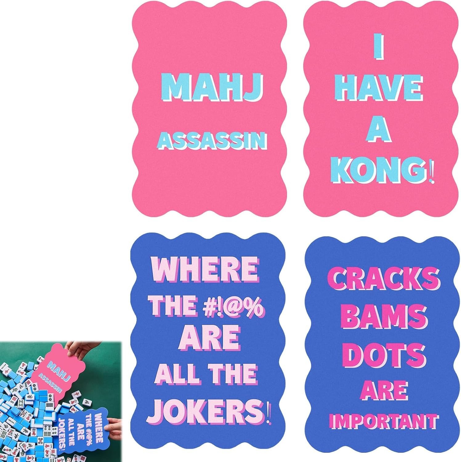 4 Pcs Mahjong Tile Mixer Shufflers for Mixing and Shuffling Tiles Plastic Mah…