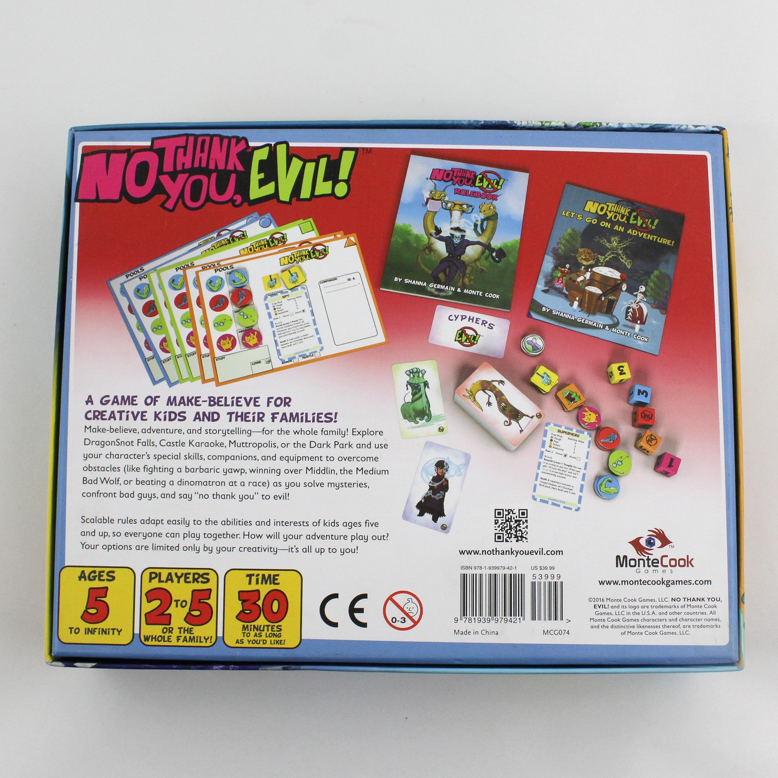 MonteCook Games No Thank You, Evil! Fantasy Role Playing Game 2016 MCG074