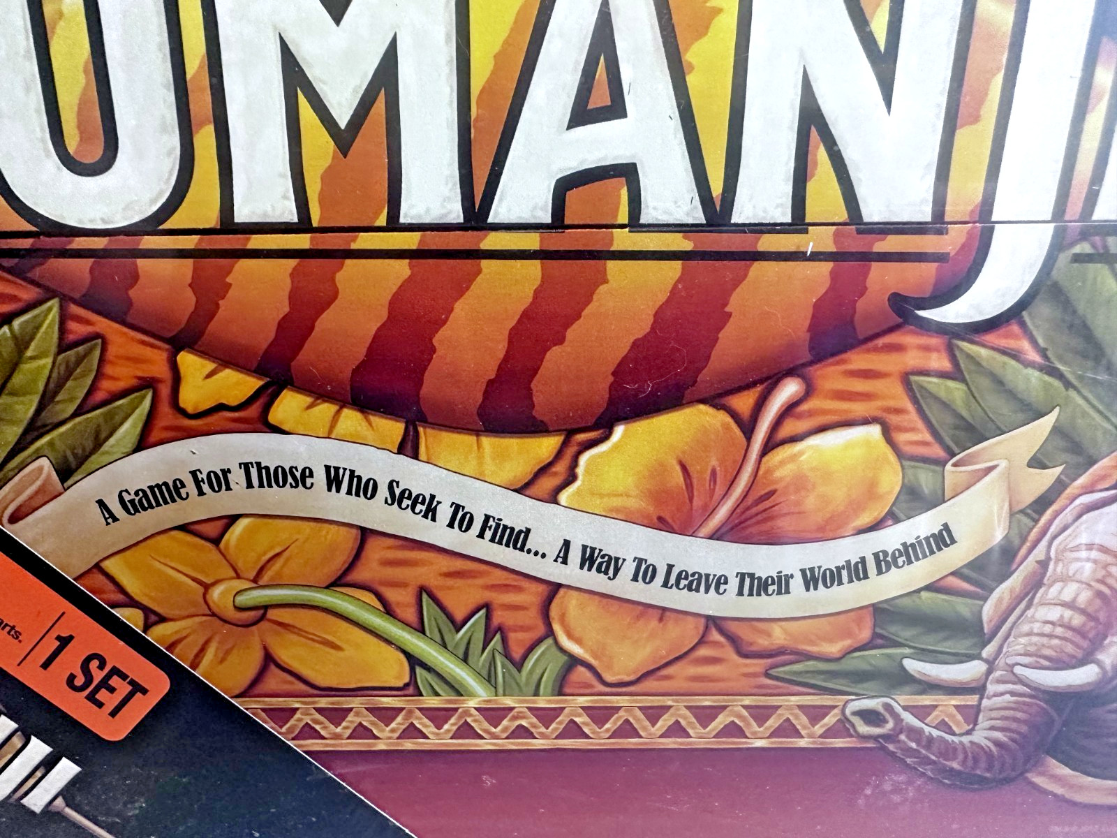 Jumanji the Game Real Wooden Box Edition of the Classic Adventure Board – SEALED