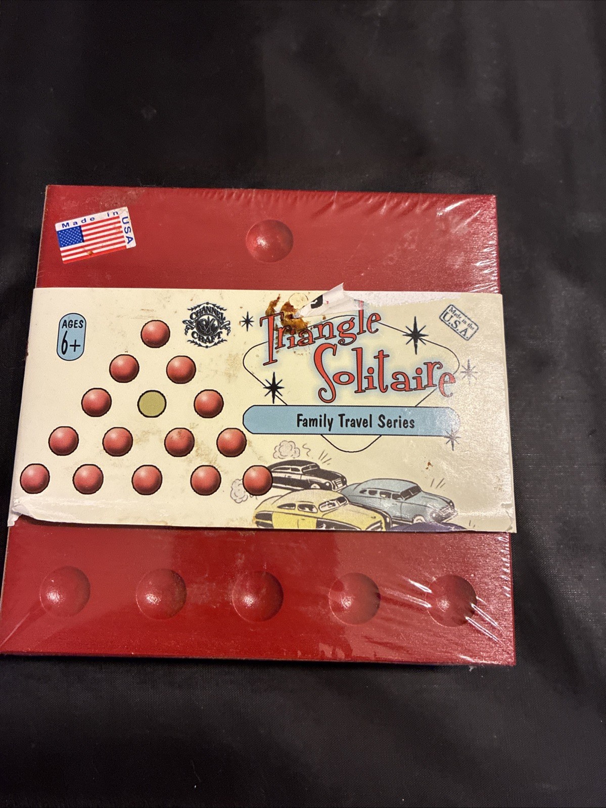 Channel Craft Fox Travel Triangle Solitaire New Sealed 2006