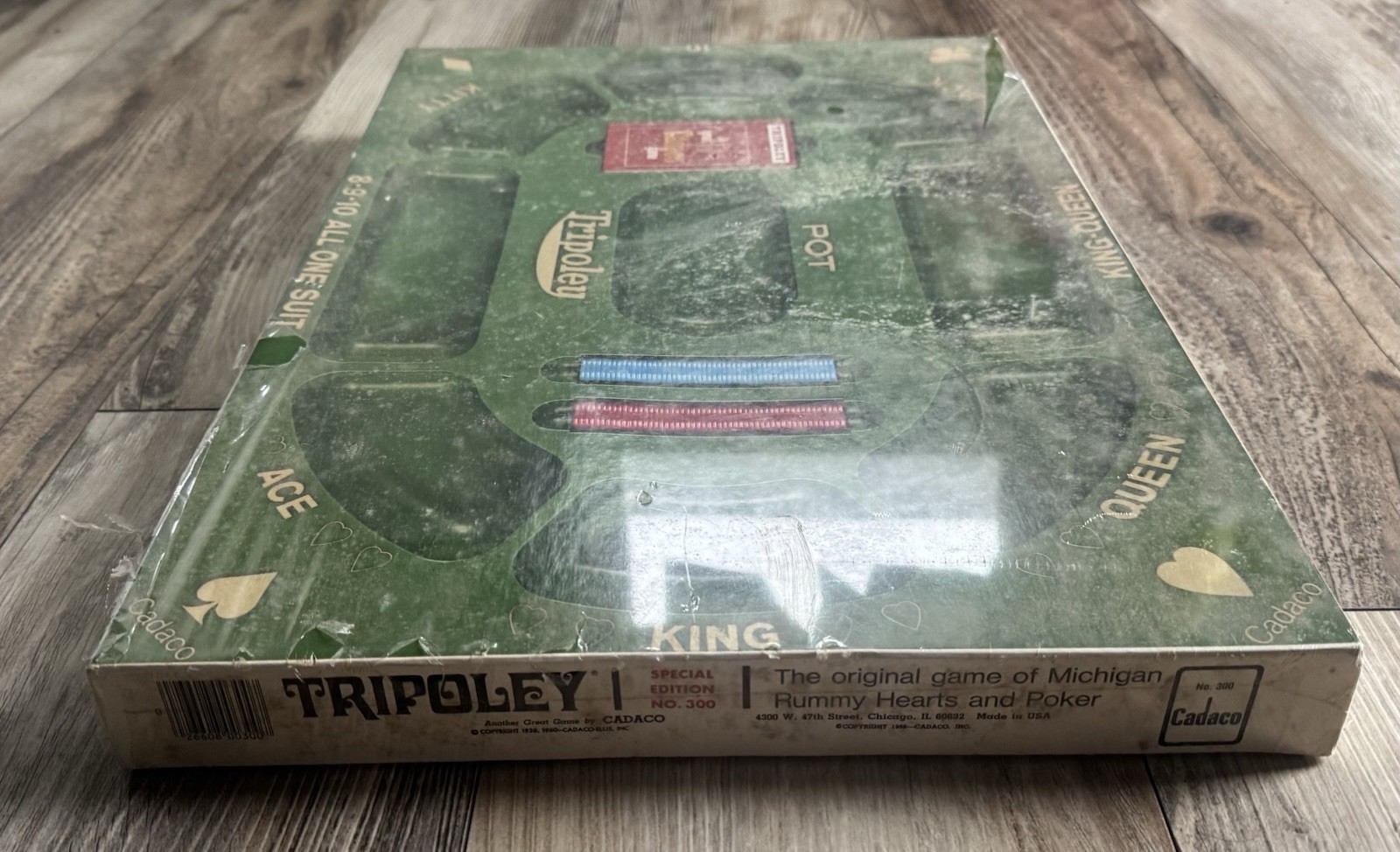 1968 Cadaco TRIPOLEY #300 Special Edition Game Michigan Rummy 🌟 RARE HTF SEALED