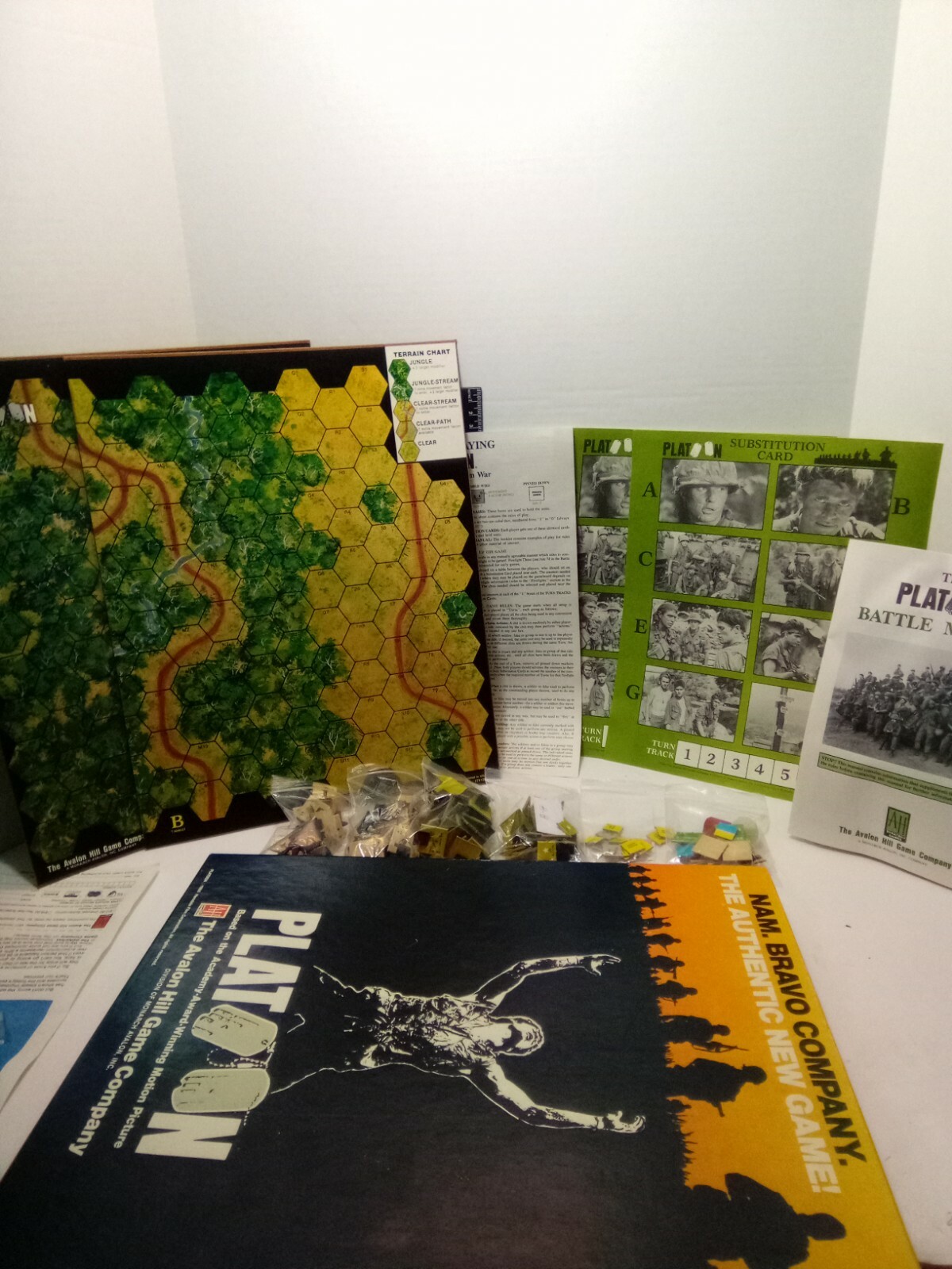 1986 Platoon The Avalon Hill Game Co. Never Used Great Graphics
