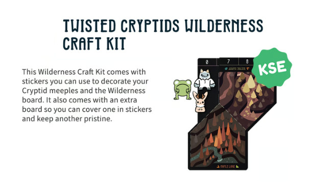 SEALED IN HAND Twisted Cryptids Wilderness Craft Kit KICKSTARTER EXCLUSIVE