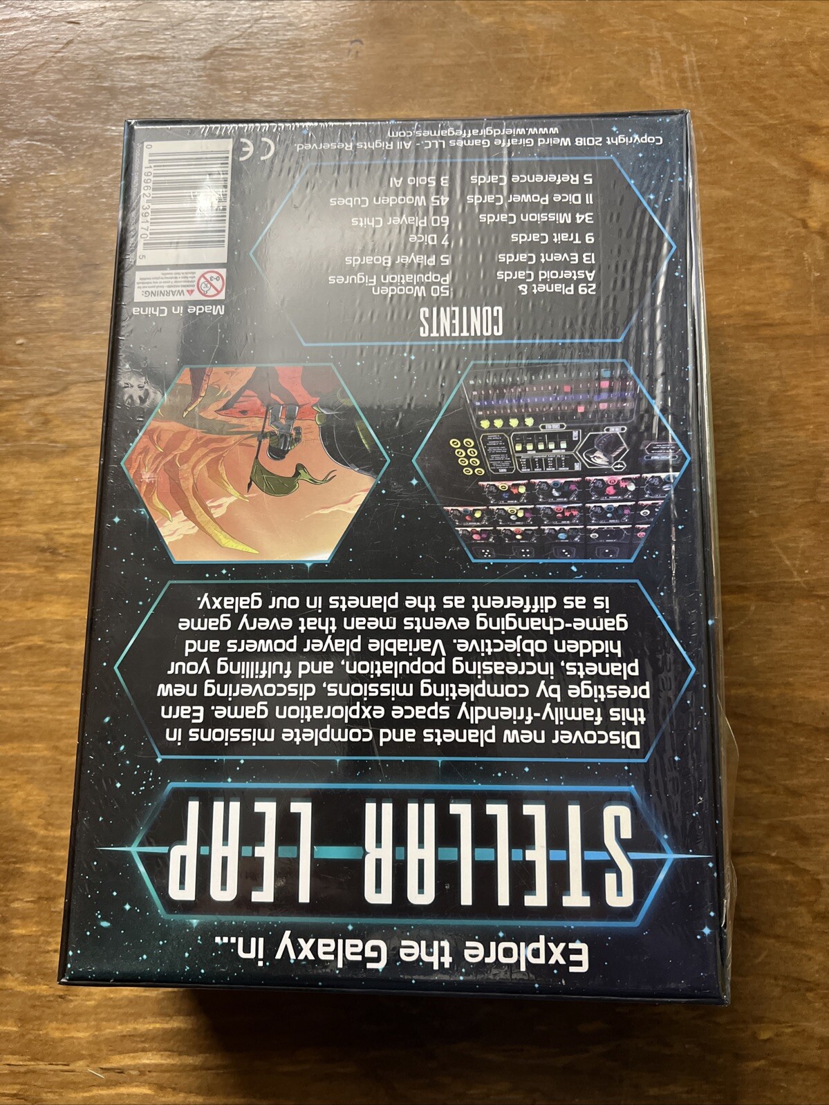 Weird Giraffe Games Board Game Stellar Leap Box SW (New)