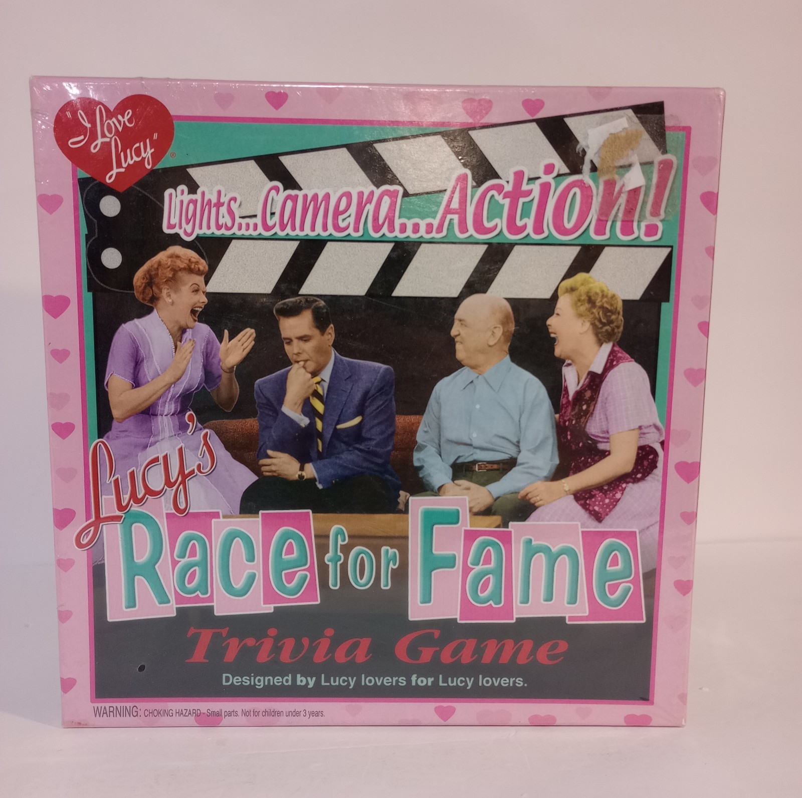 I LOVE LUCY LUCY’S RACE FOR FAME TRIVIA GAME Brand New Sealed
