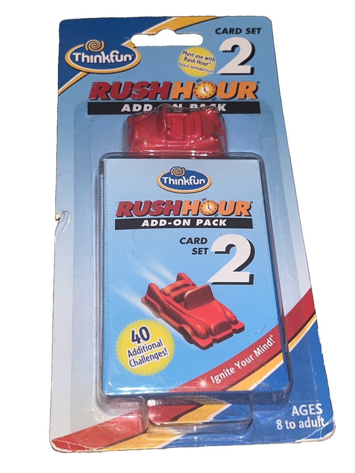 Rush Hour Traffic Jam Puzzle #2 Card Set 40 Cards & Car Sealed 2011 *NEW*