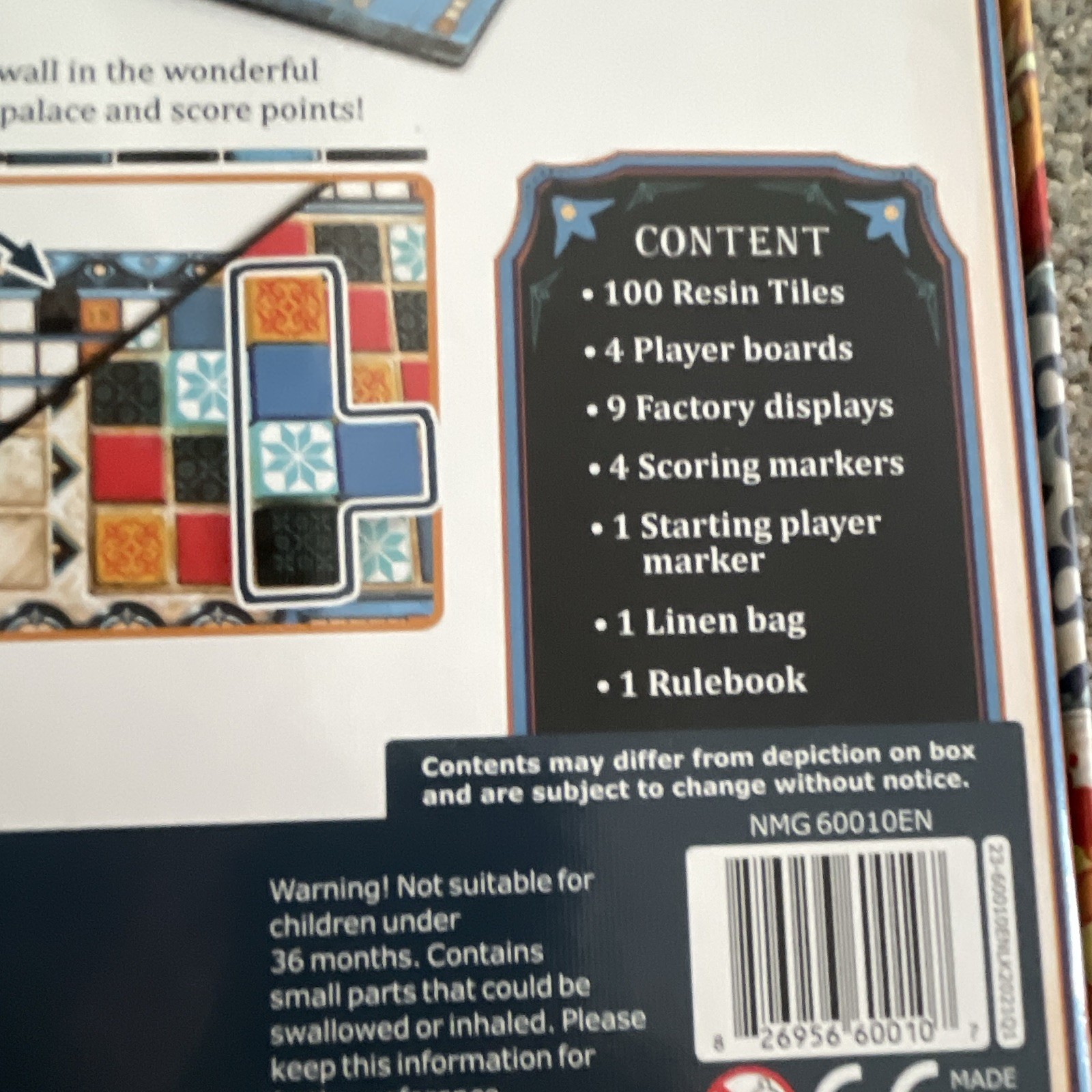 Next Move Azul Board Game Age 8+ Spiel des Jahres NMG60010EN