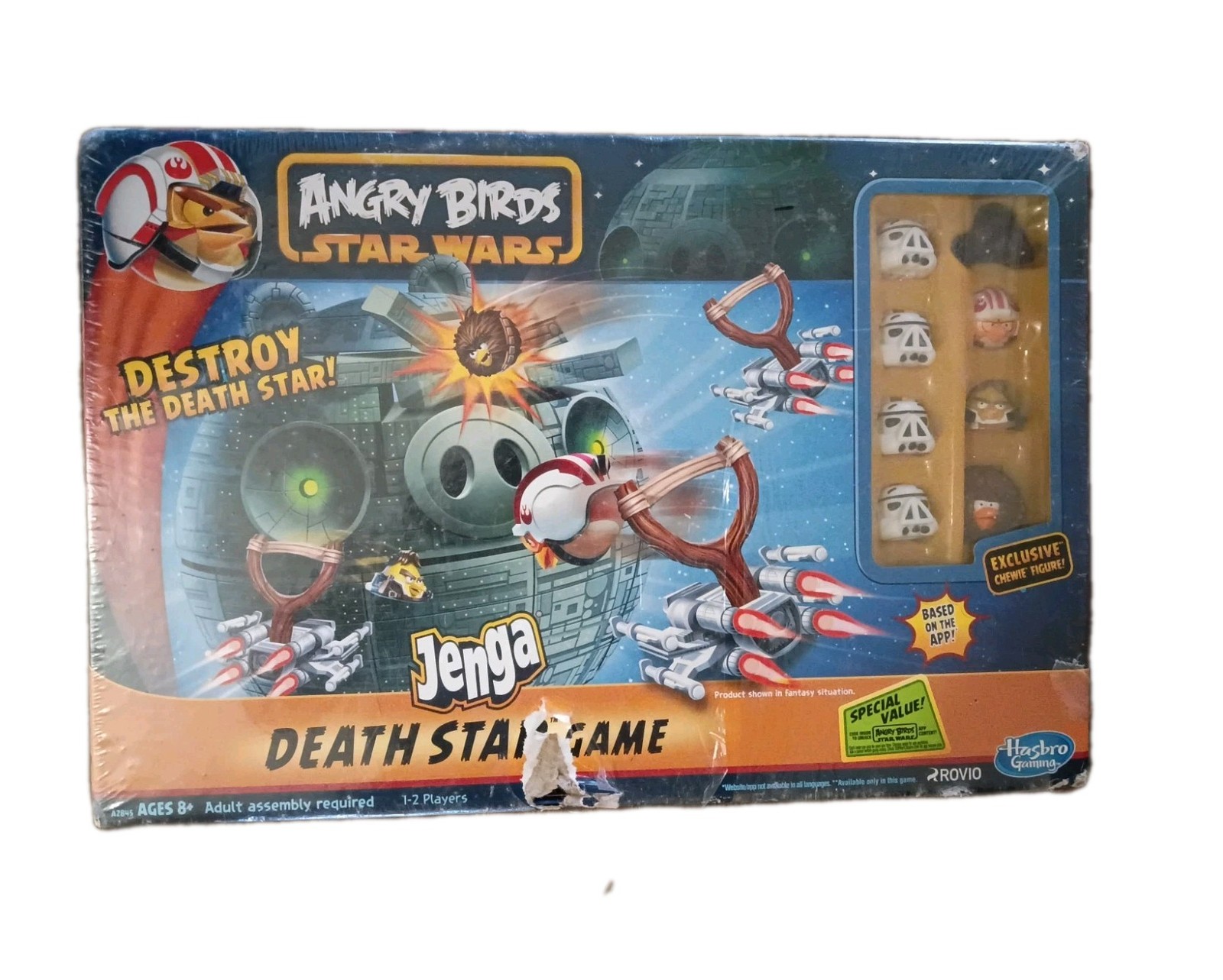 Angry Birds Star Wars Jenga Death Star Game NEW/Sealed **See Pics Of Packaging*