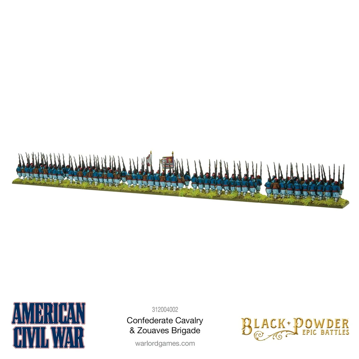 BP Epic Battles American Civil War Confederate Cavalry & Zouaves Brigade