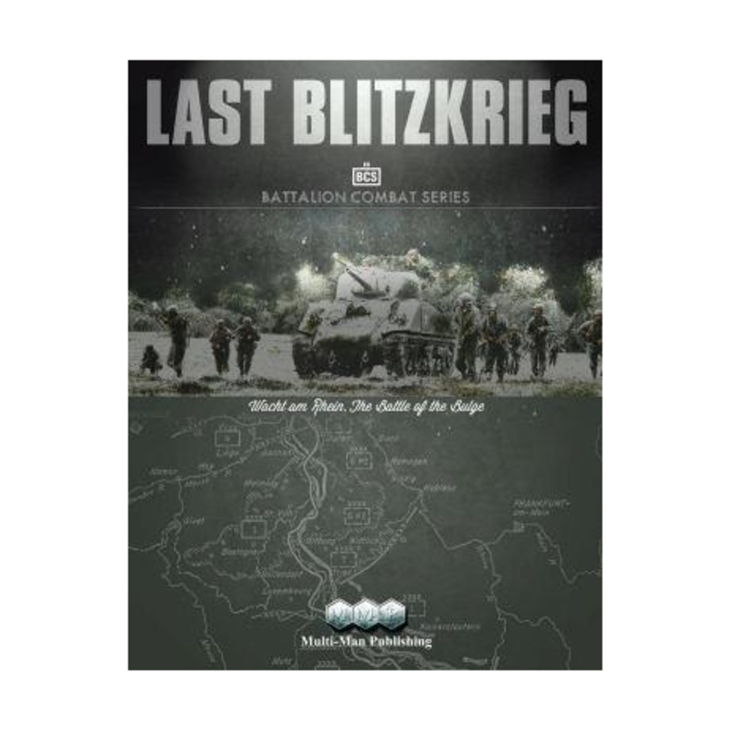 Multiman War Game Last Blitzkrieg Box Fair/NM