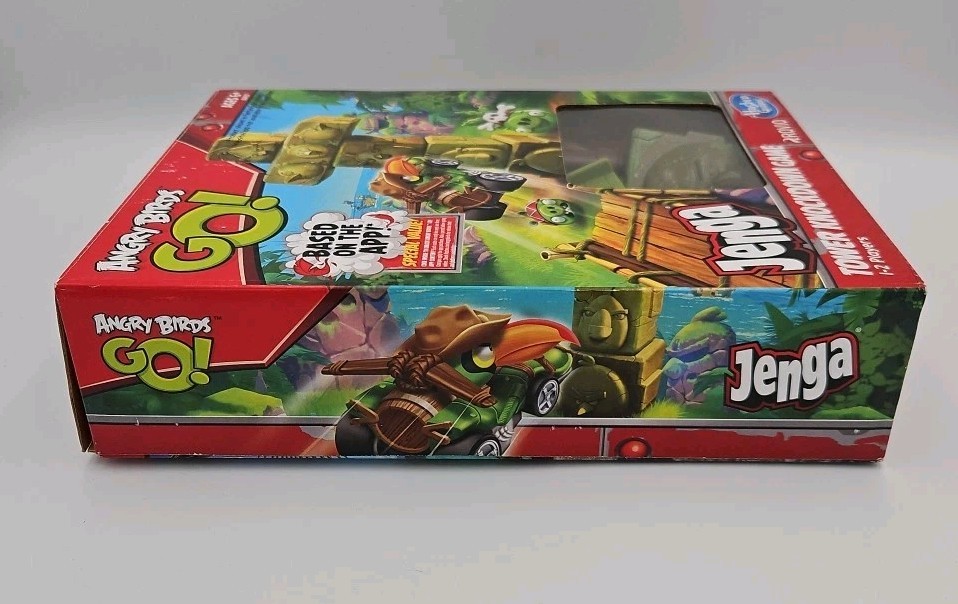 Angry Birds Go Jenga Tower Knockdown Game Hasbro 2013- Complete