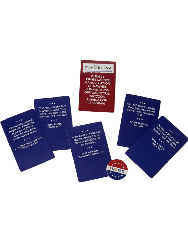 Knope For President Party Card Game for Ages 14 and Up NBC Parks & Recreation