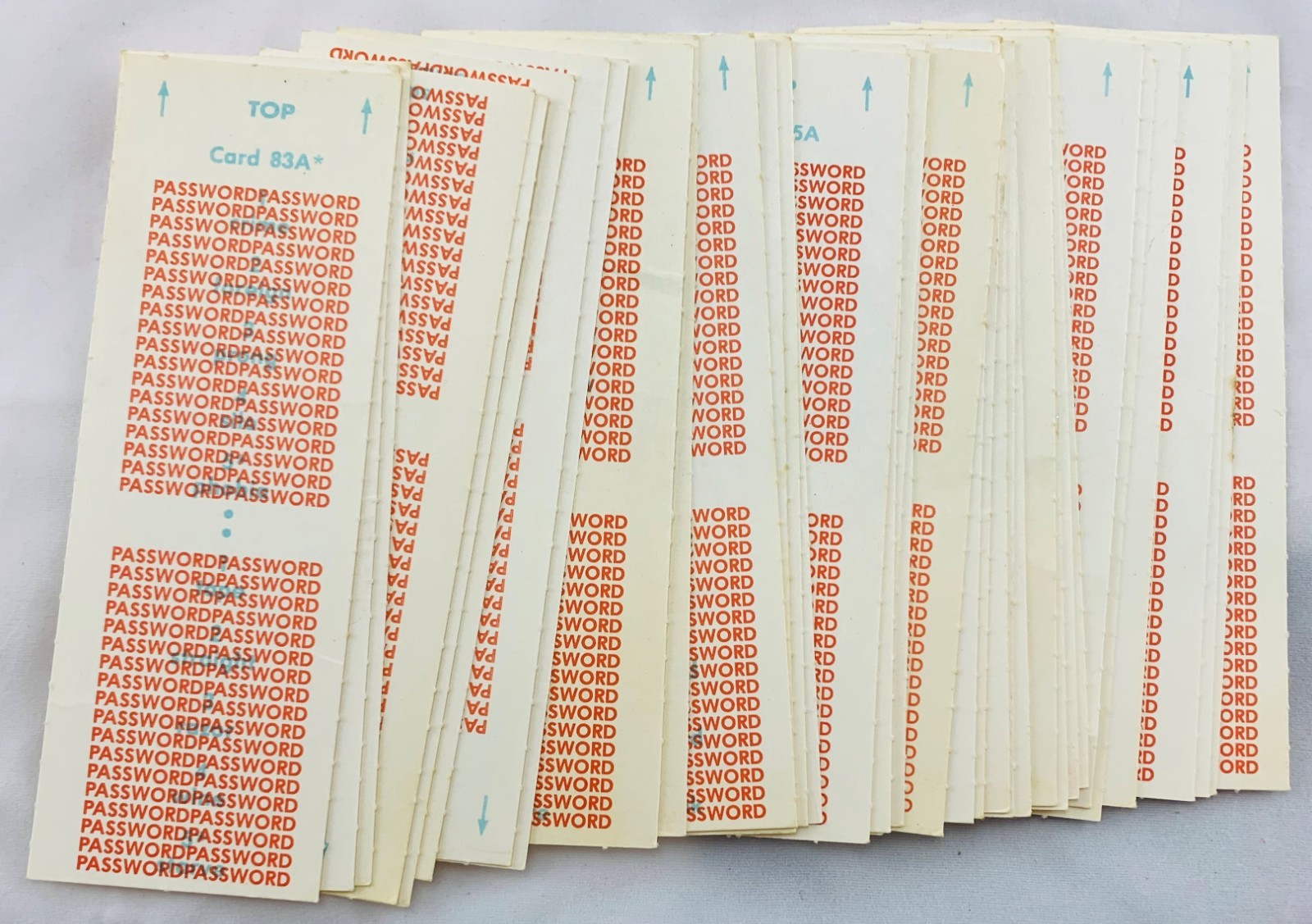 1986 Password Game 25th Edition by Milton Bradley Complete Good Cond FREE SHIP