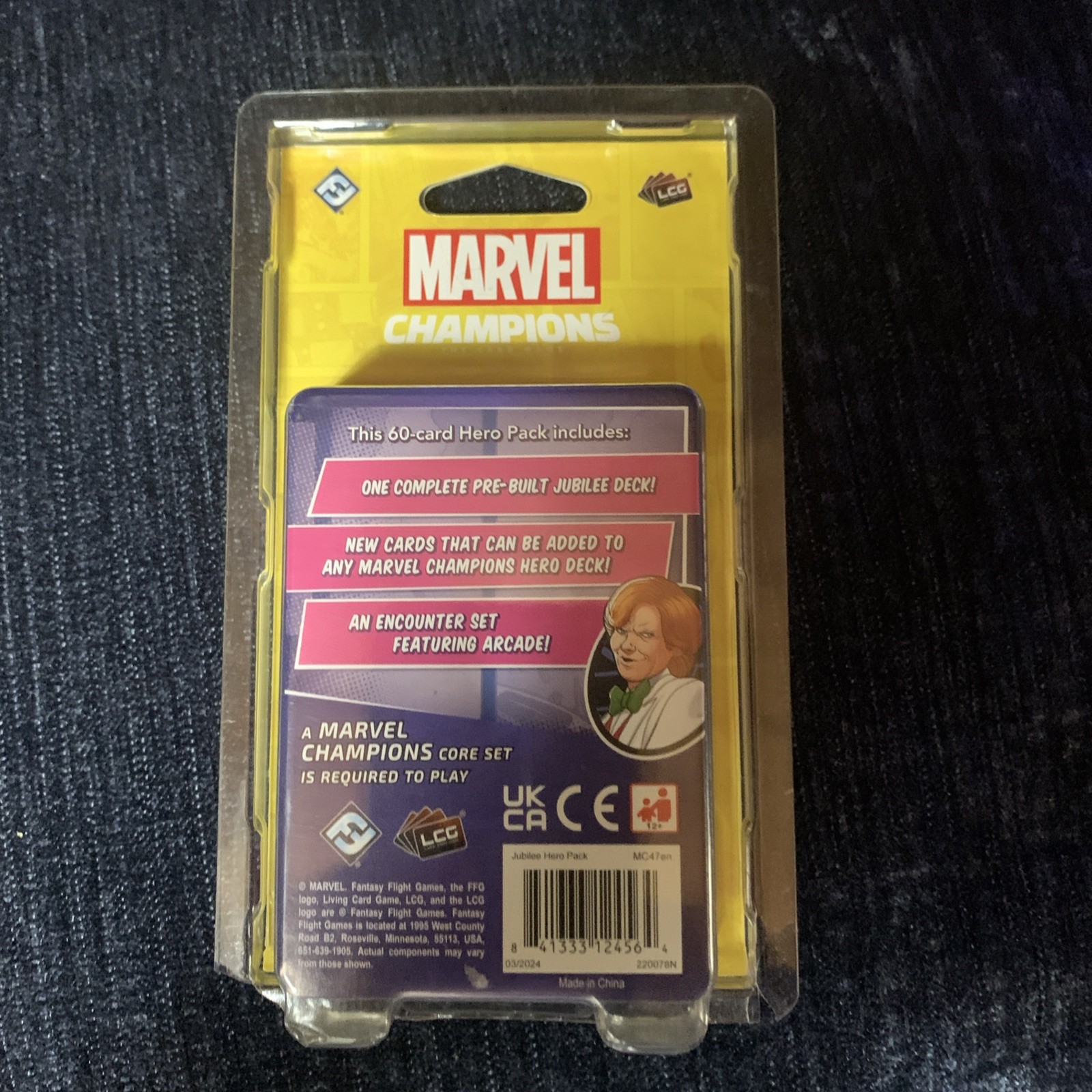 Jubilee Hero Pack Marvel Champions LCG Card Game (Brand New)