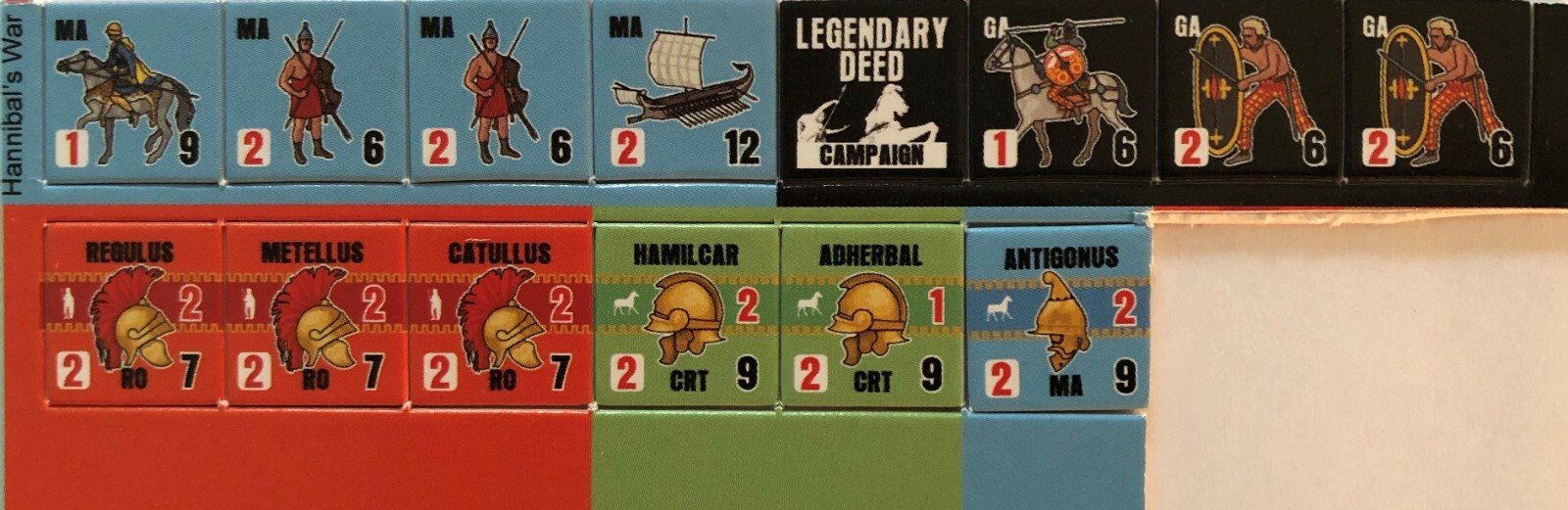 HANNIBAL’S WAR [S&T #254] Game EXPANSION. 14 Counters! +5 BONUS! EXCELLENT!