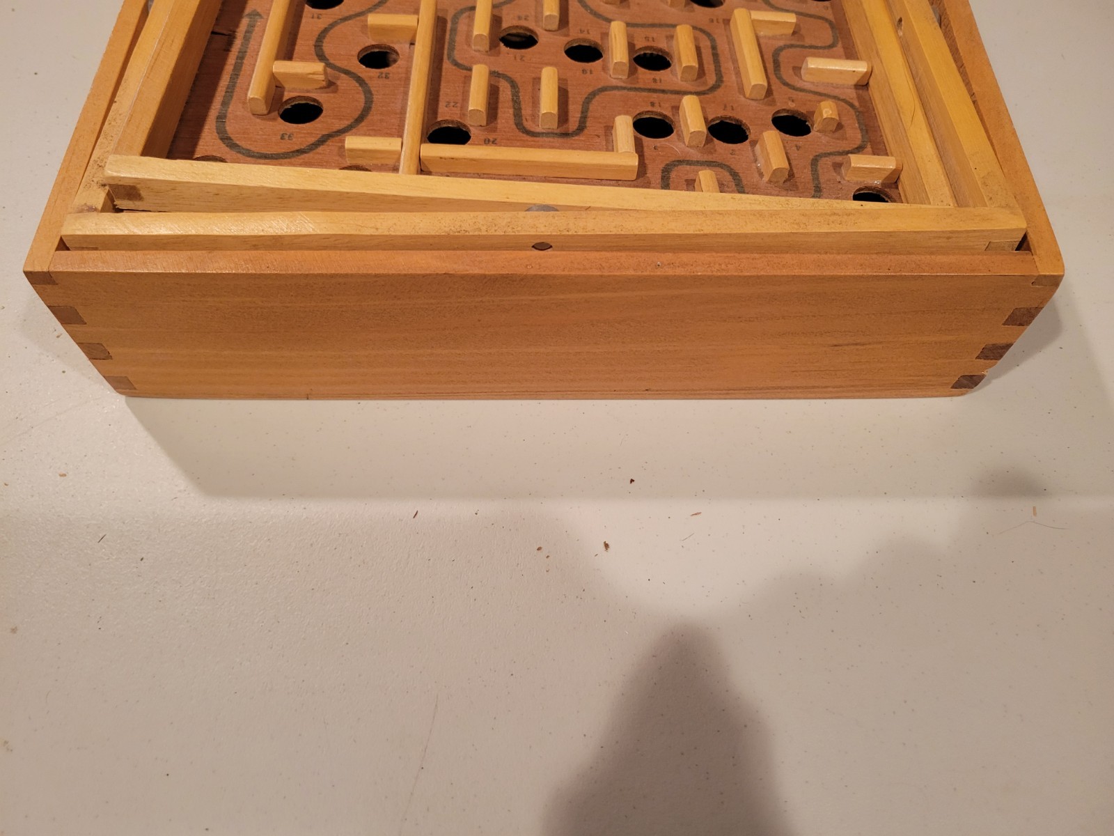 Vintage Labyrinth Used Loose Maze Marble Balance Game Lot Of 2 Large & Small Set