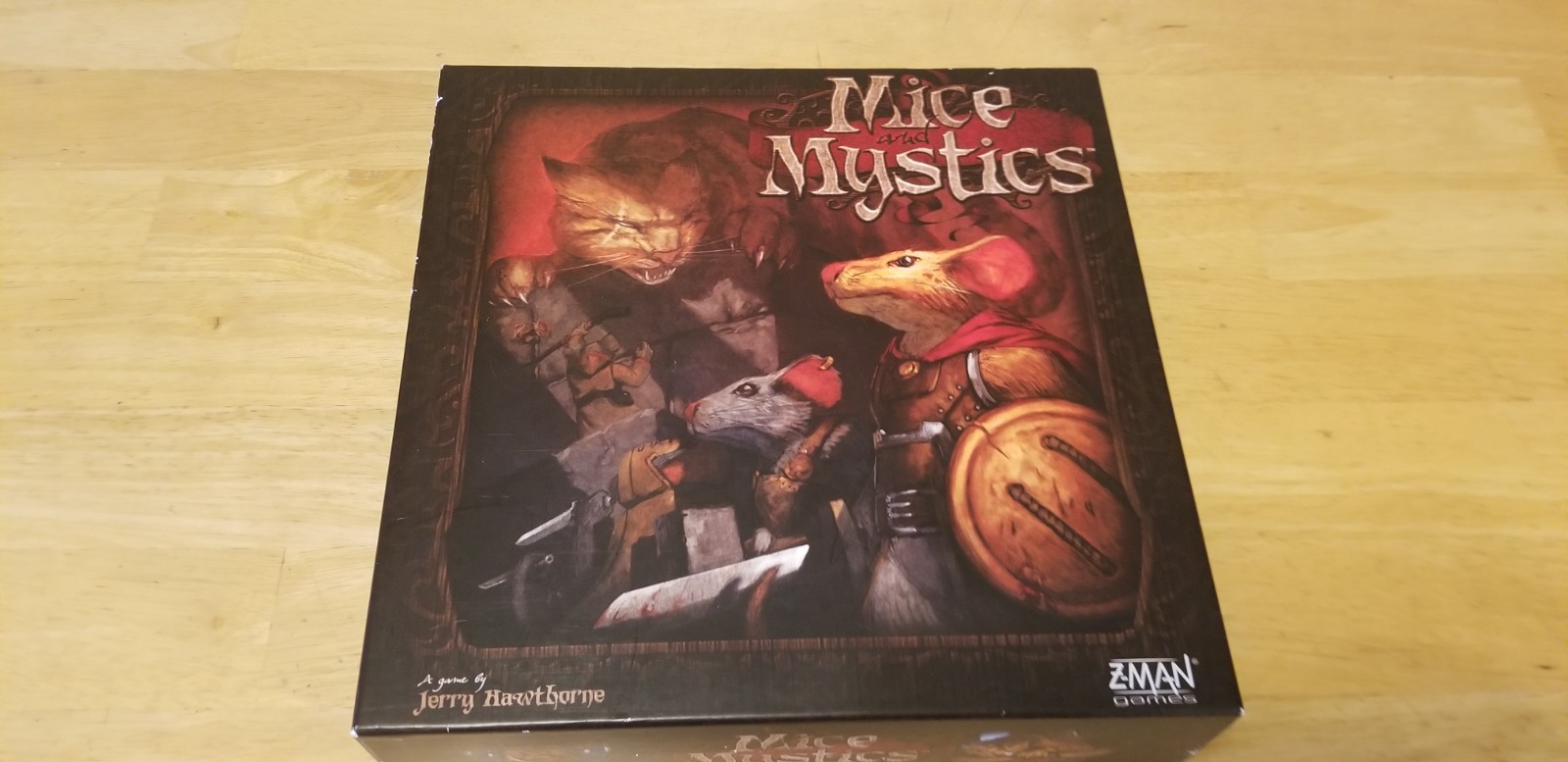 Mice & Mystics Cooperative Board Game Plaid Hat Games Jerry Hawthorne