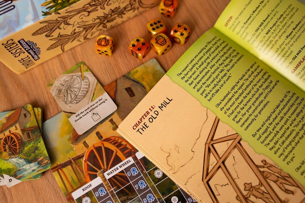 Three Sisters : Harvest Edition Roll & Write Board Game – 25th Century Games