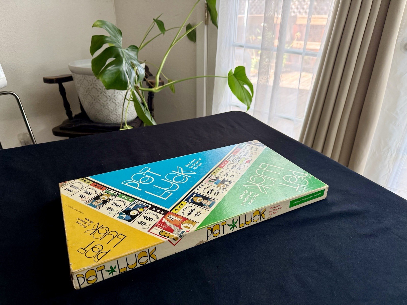 Vintage 1979 Board Game “Pot Luck” Build Wealth And Advancing In Marijuana Land