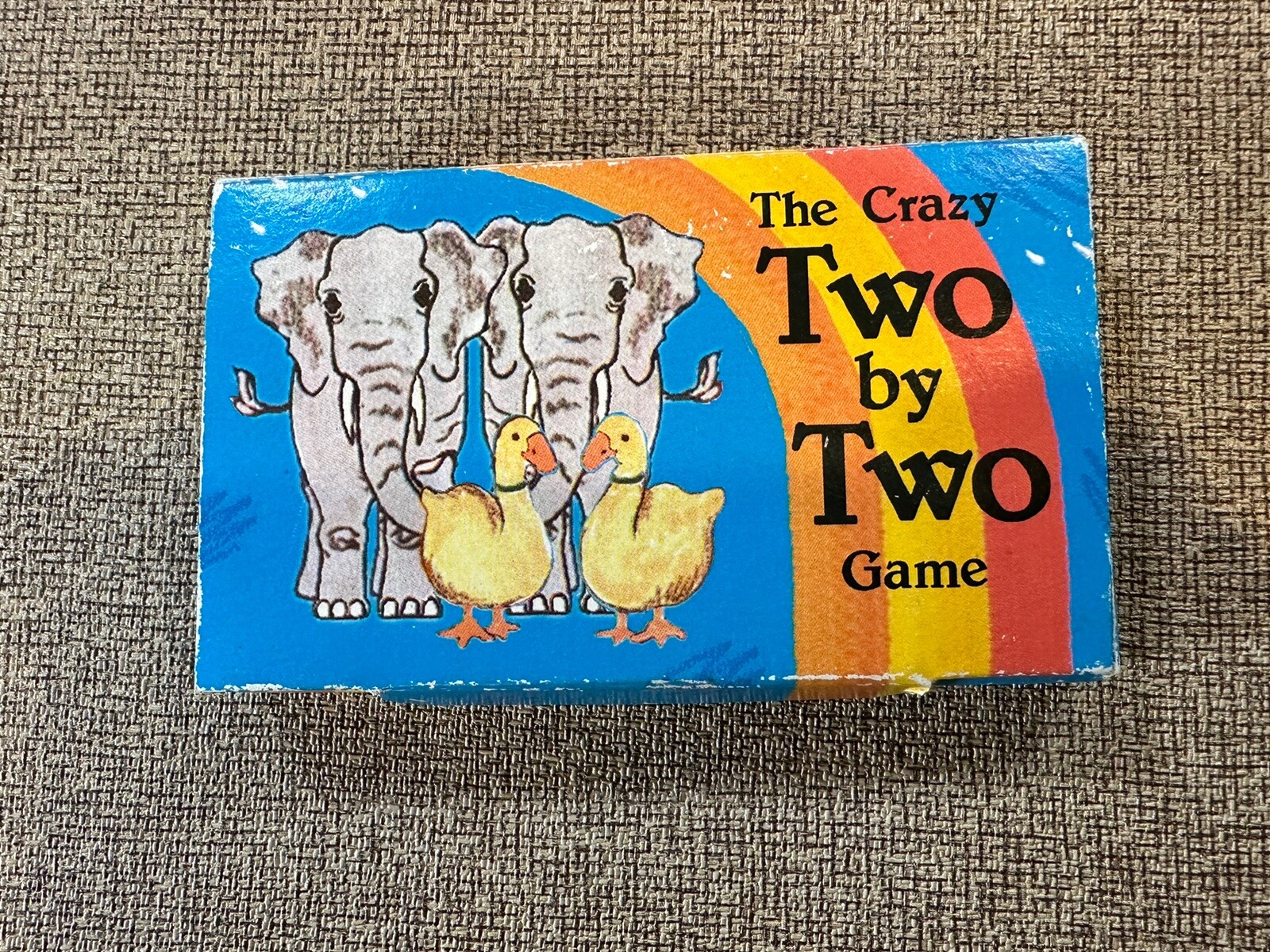 Crazy Two by Two Puzzle Card Game Price Stern Sloan Los Angeles Problem Solving