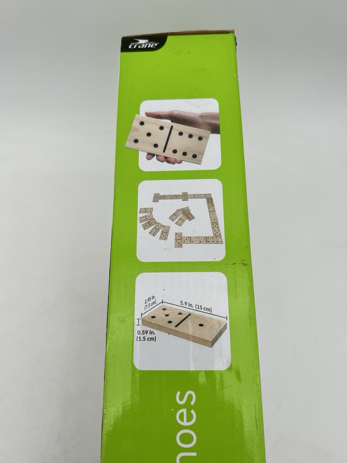 Crane XL Wooden Dominoes with Bonus Carry Bag – Brand New!!
