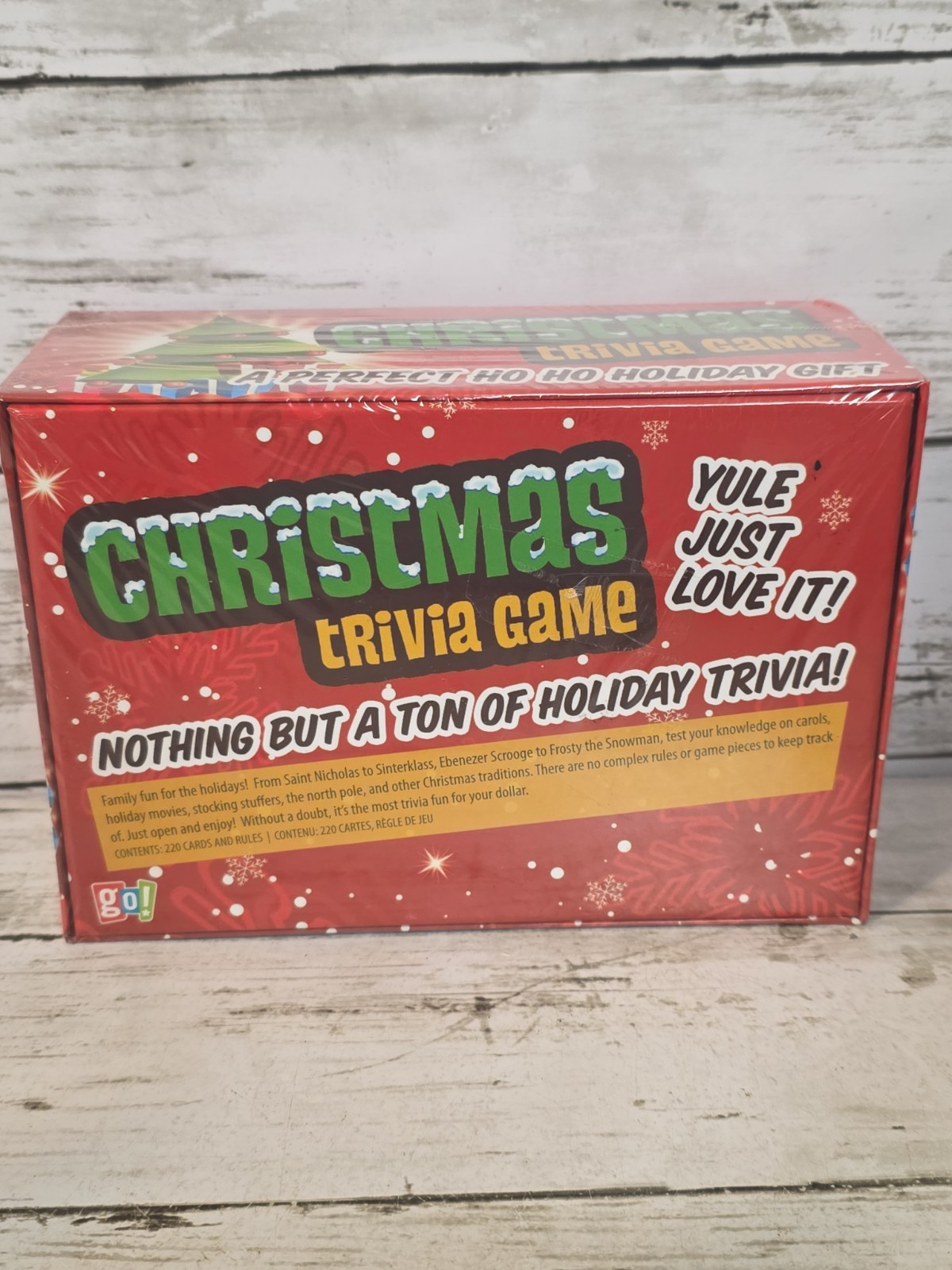Christmas Trivia Game Outset Media New Sealed Holiday Party Family Cards Gift