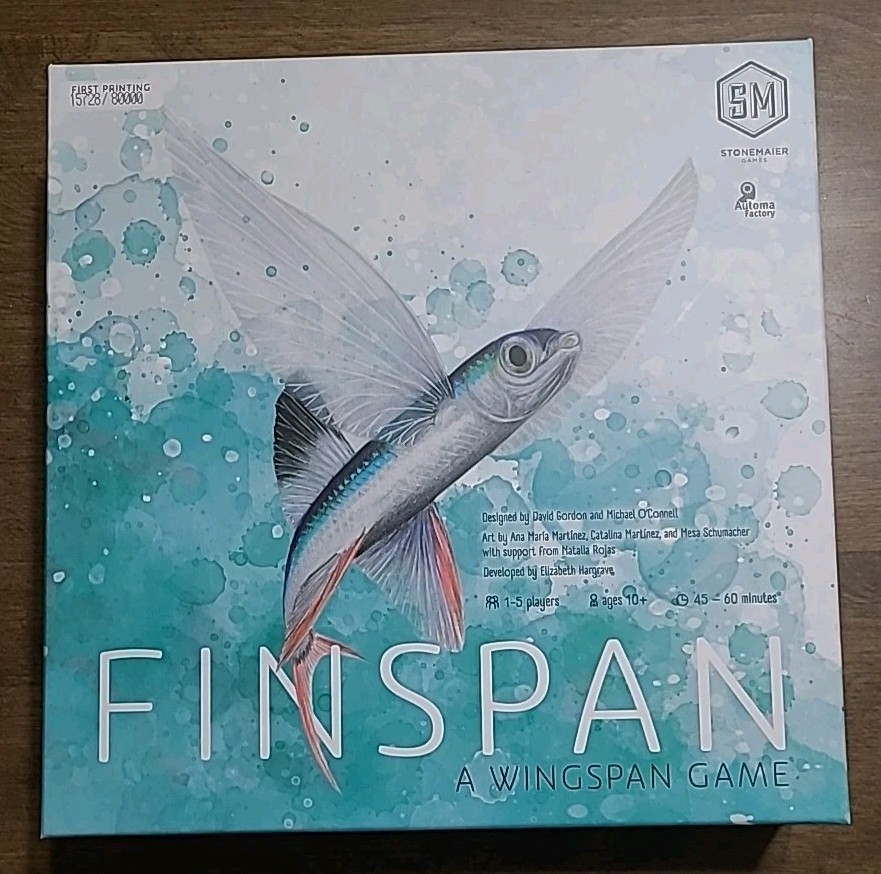 Finspan Storage Solution Box Insert – Board Game Upgrade – 3d Printed ANY COLOR