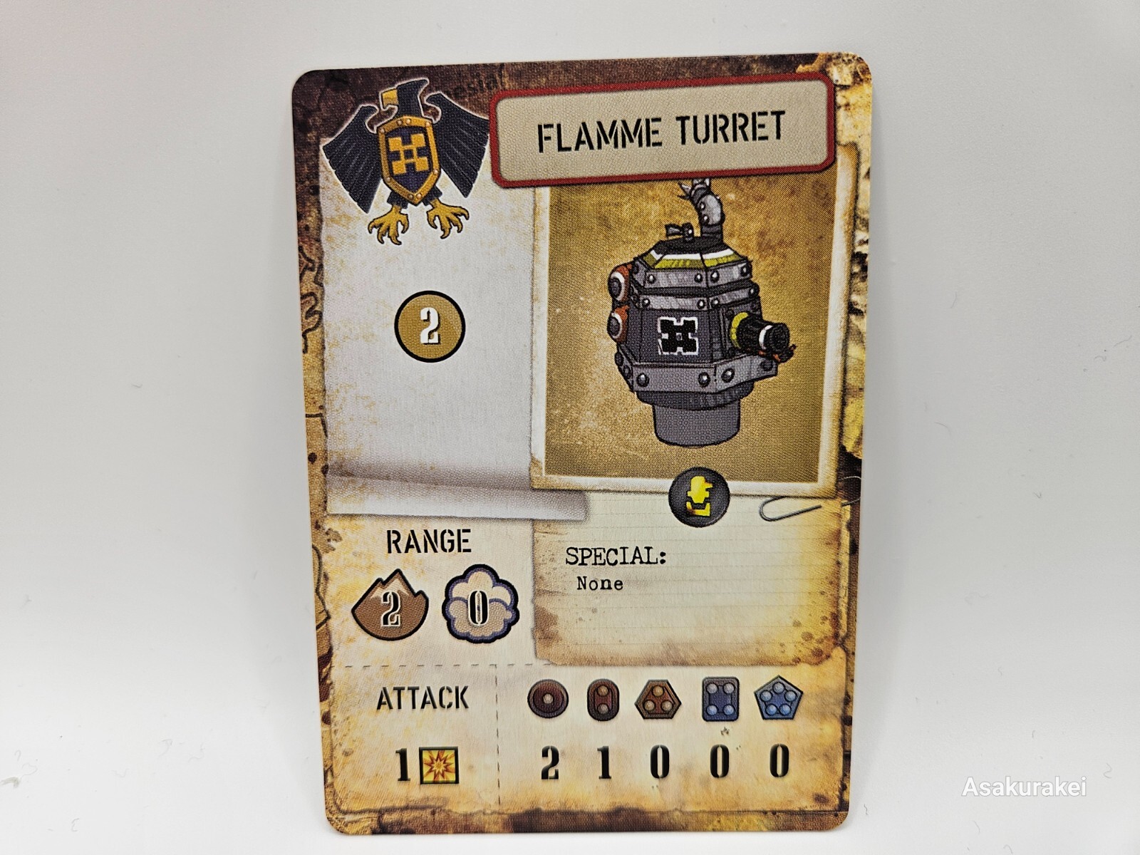 Rivet Wars – Flamme Turret (Plug) w/ Card
