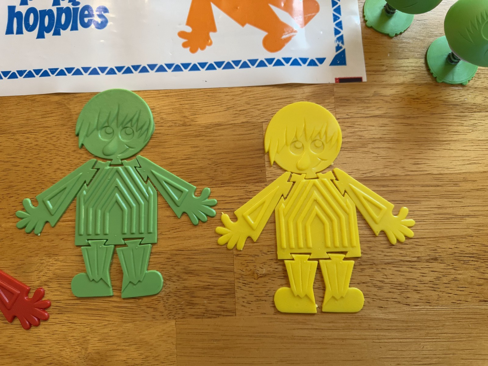 Poppin Hoopies 1968 Board Game Ideal Toys Board Pieces Box missing 1 hoppie