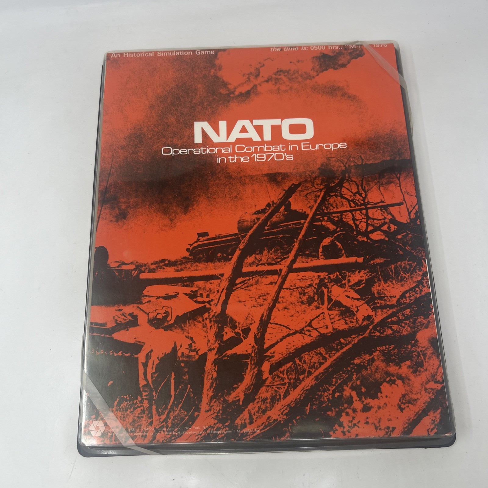 SPI Wargame NATO Operational Combat in Europe in the 1970’s Punched With Tray
