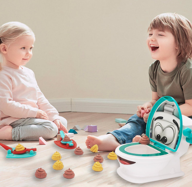 Poop Shoot Family and Kids Game Hilarious Toilet Launch Challenge! Brings Laughs
