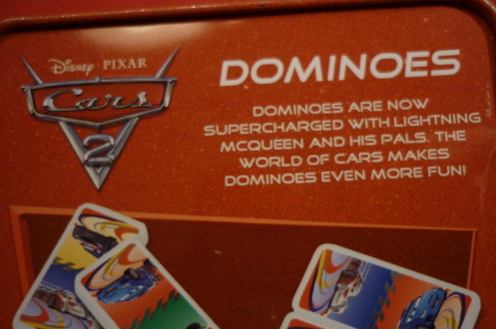 CARS 2 DOMINOES DISNEY PIXAR NEW SEALED