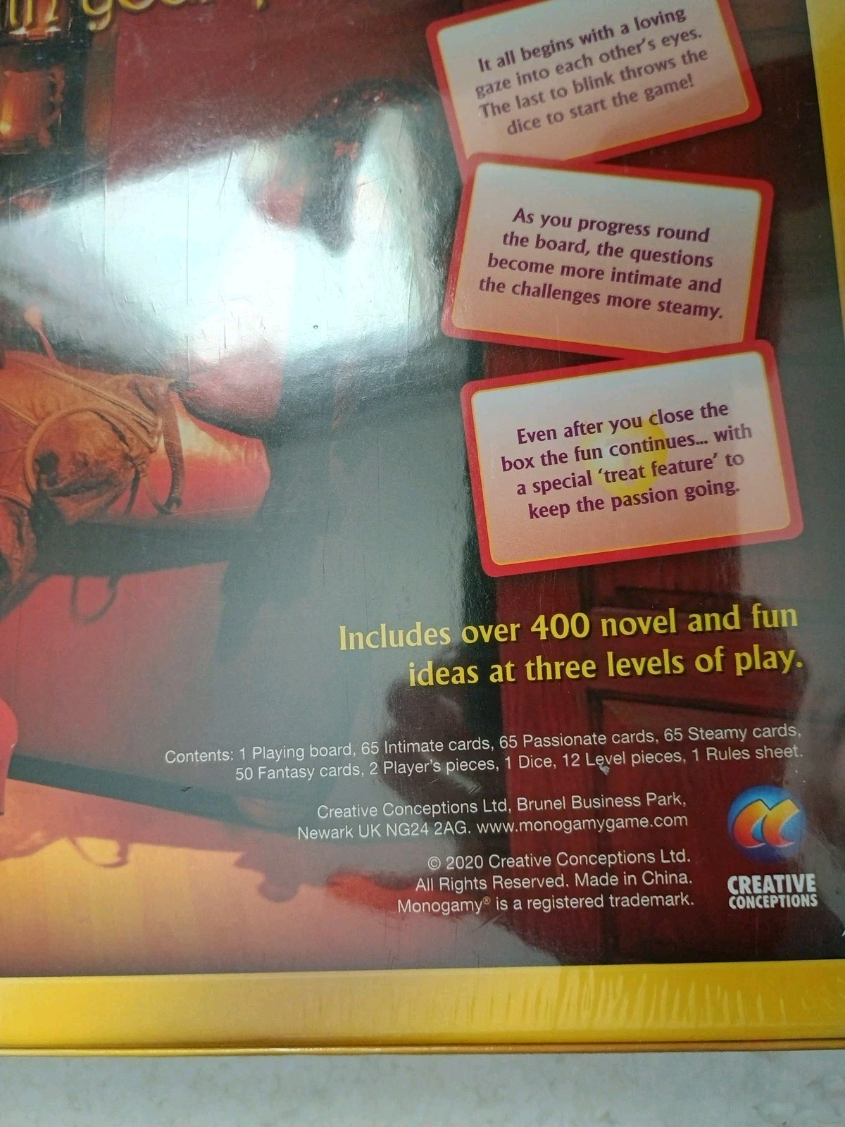 Monogamy Adult Couples Board Game By Creative Conceptions!