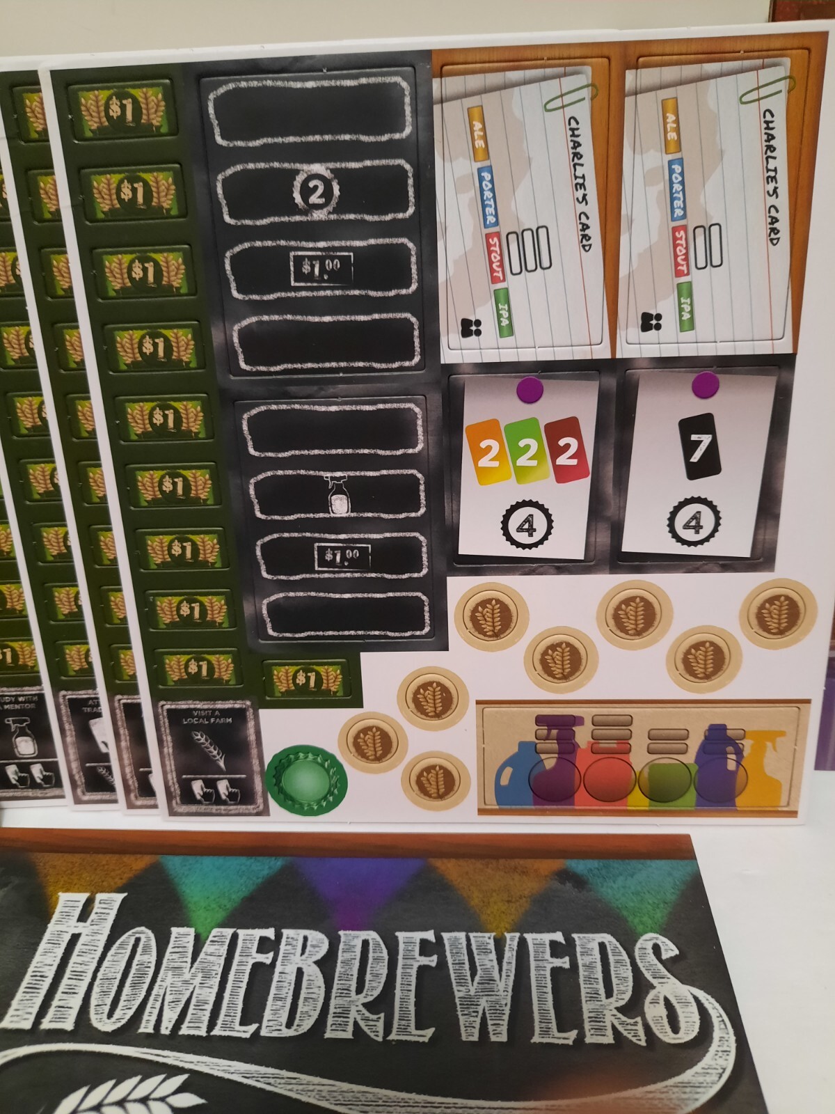 Homebrewers: A Dice Game Of Inventive Beers Greater Than Games New Inside Box