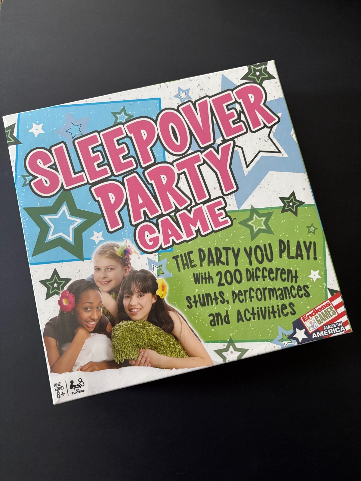 Sleepover Party Game NEW Factory Sealed Endless Games 2014 Made In USA Ages 8+