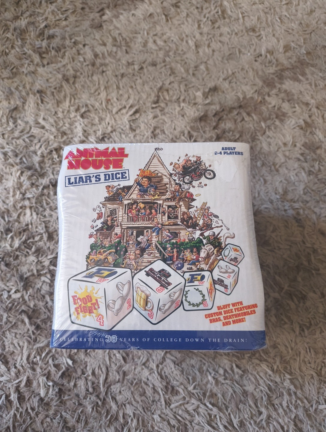 Animal House / Liar’s Dice / Game Beer Cans 30th Anniversary Party Game! New