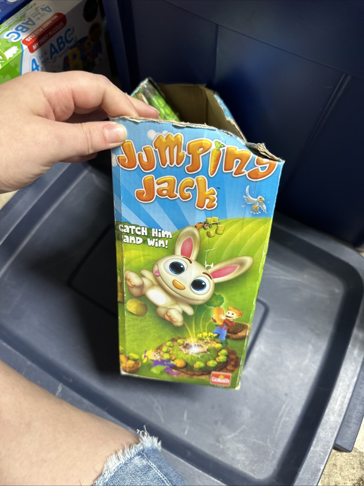 Goliath Jumping Jack Game Catch Him and Win! Ages 4+, 2-4 Players