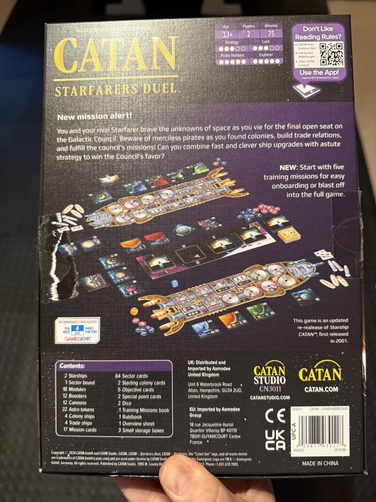 CATAN: Starfarers Duel Board Game – Two Player Space Adventure