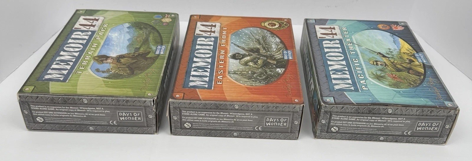 Memoir ’44 Board Game Expansion Lot Pacific Theater Eastern Front Terrain Pack