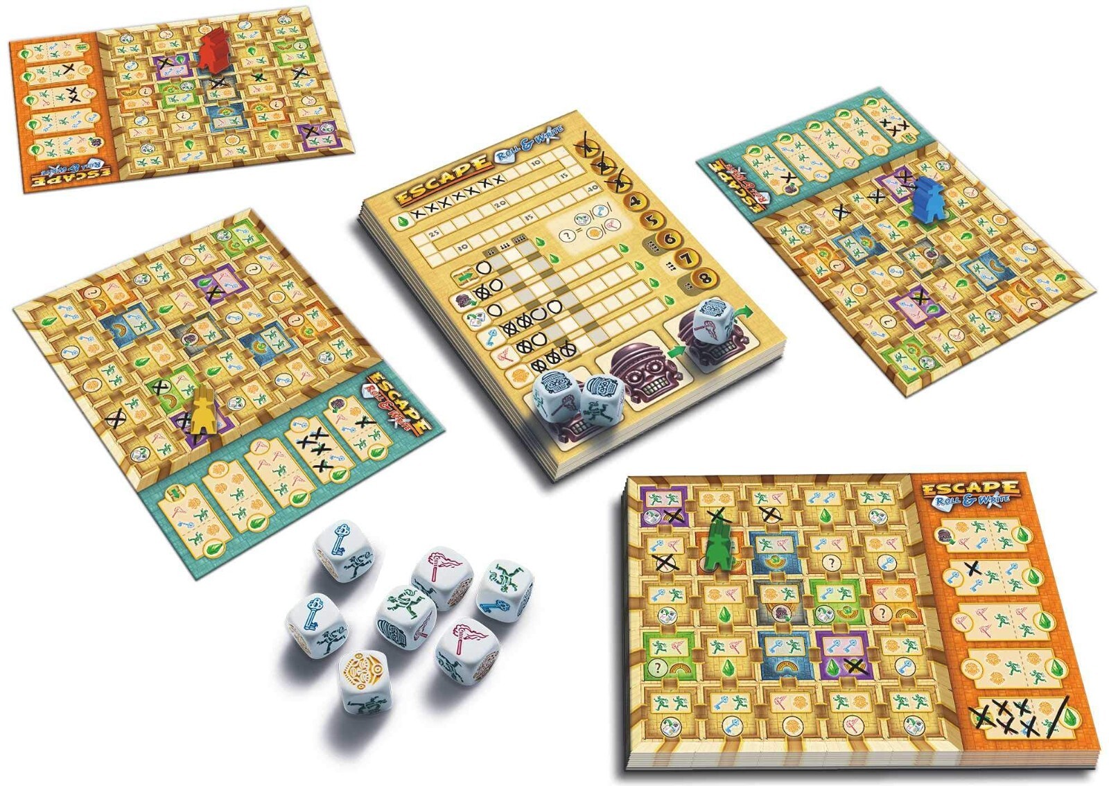 ESCAPE Cooperative: Roll & and Write Game NEW SEALED!